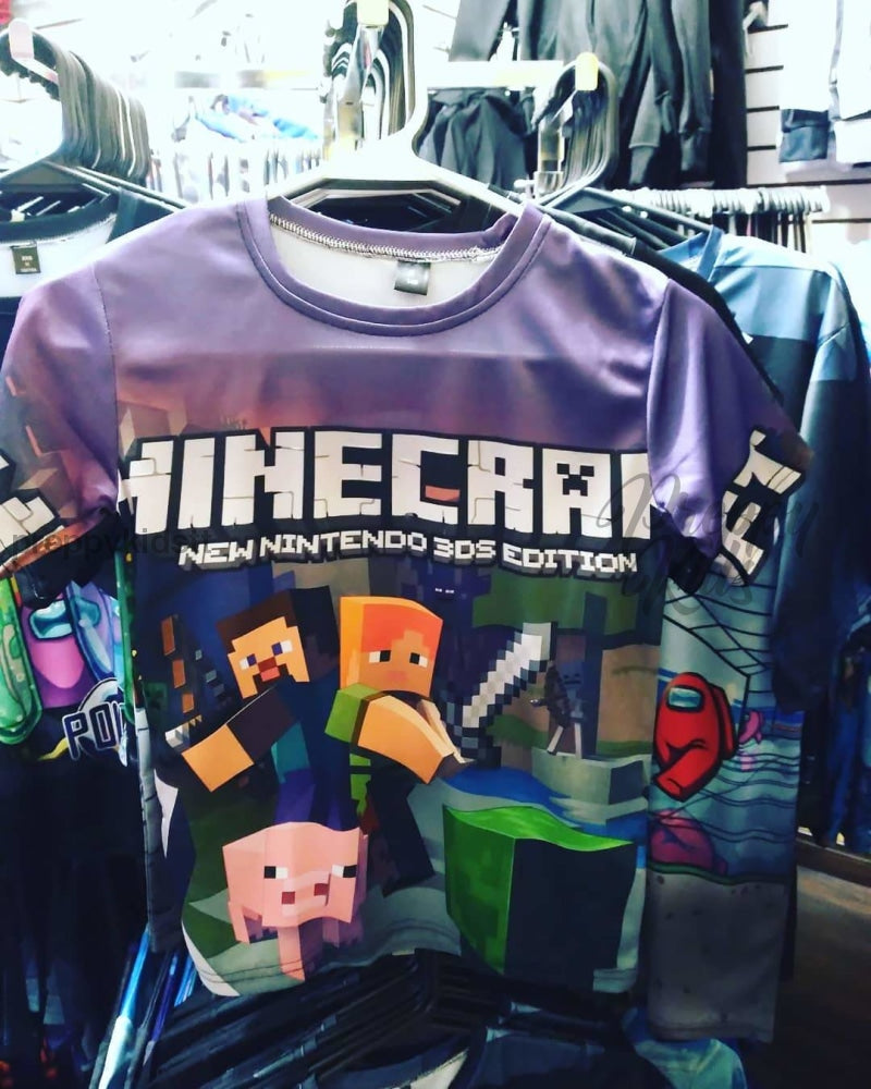 Minecraft Tshirt (Nintendo 3Ds Edition) 3D Hoodies