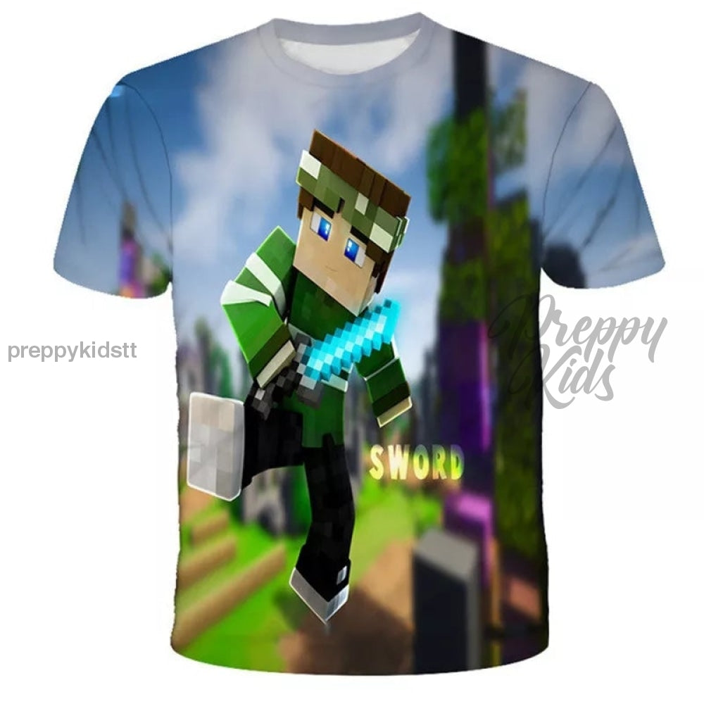 Minecraft Tshirt (Running) 3D Hoodies