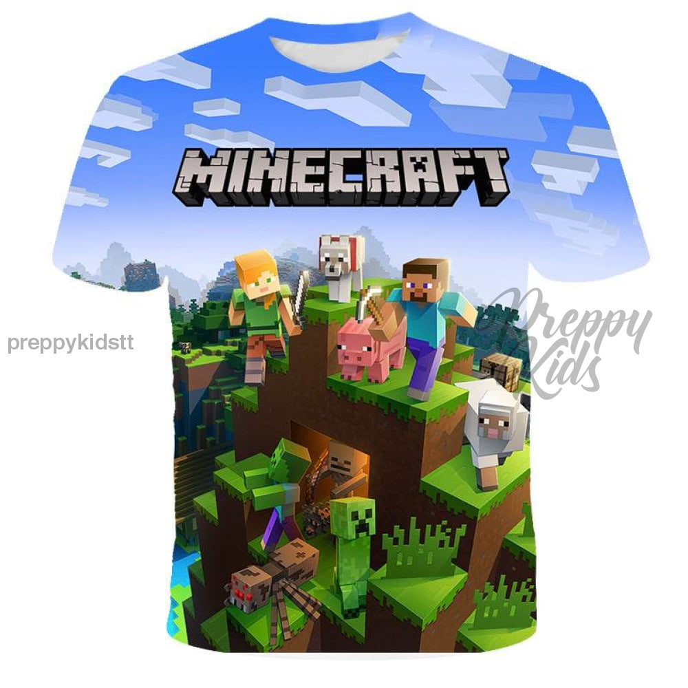 Minecraft Tshirt (Video Game – Preppy Kids Shop