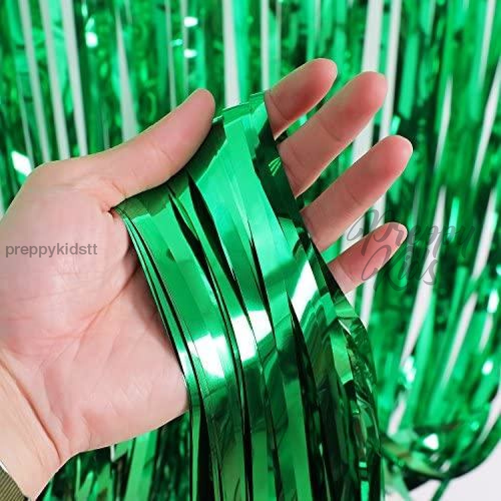 Mirror Green Rain Curtain Party Decorations