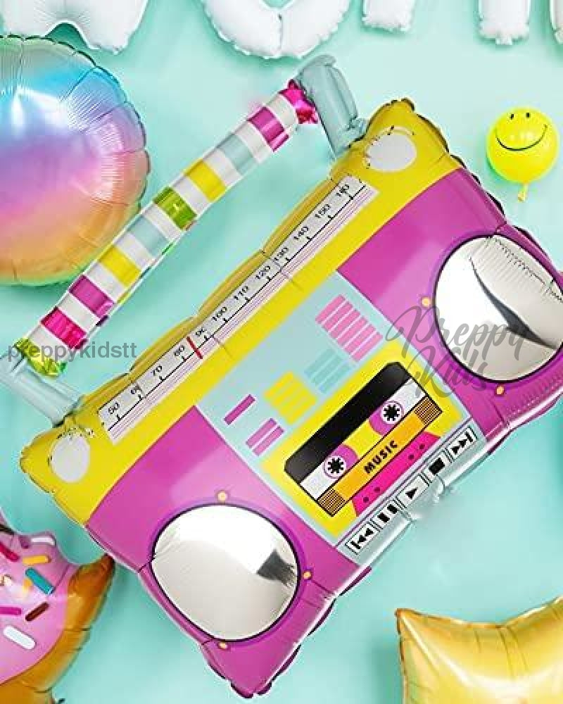 Music Box Foil Balloon Party Decorations