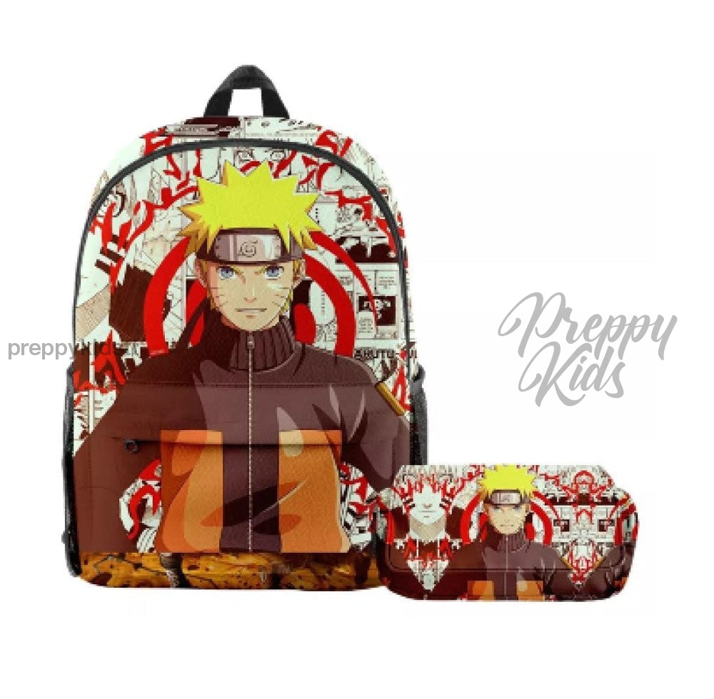 Naruto Elements Backpack Set (3Pc) Backpack