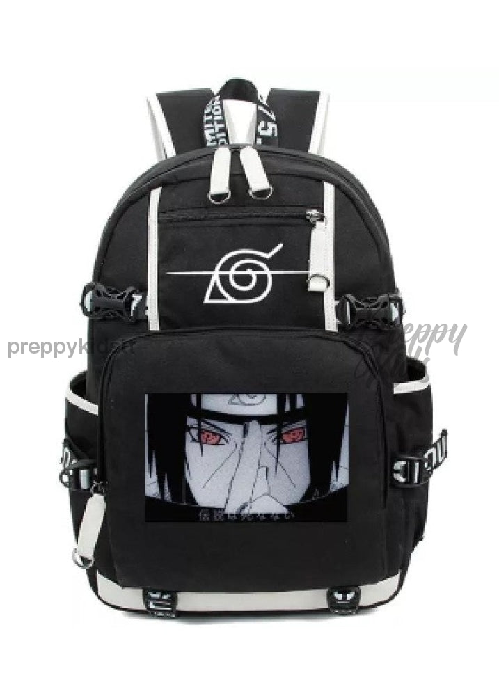 Naruto Itachi Logo Bookbag Backpack