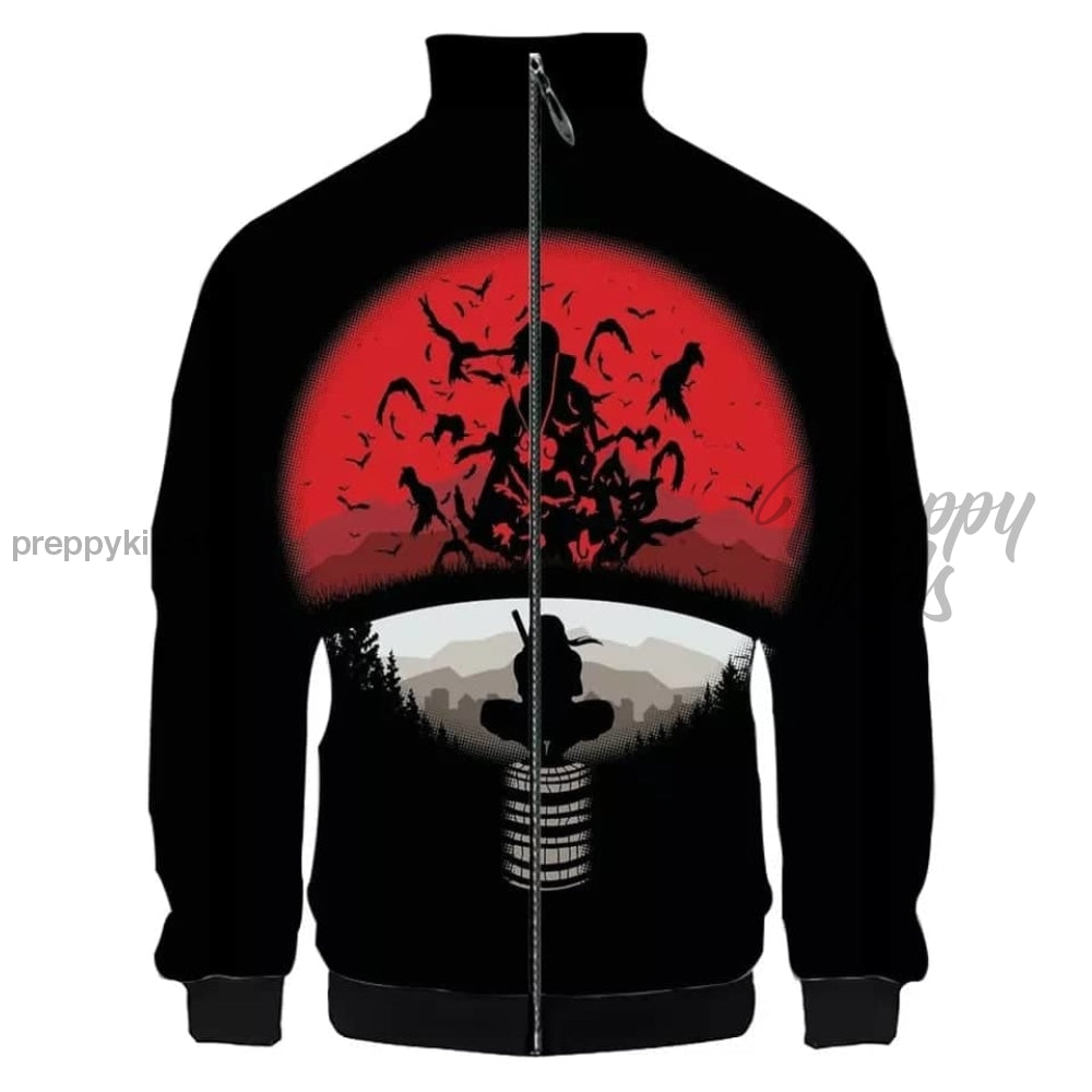 Naruto Itachi Rise Of The King 3D Hoodie (Zipper) Hoodies