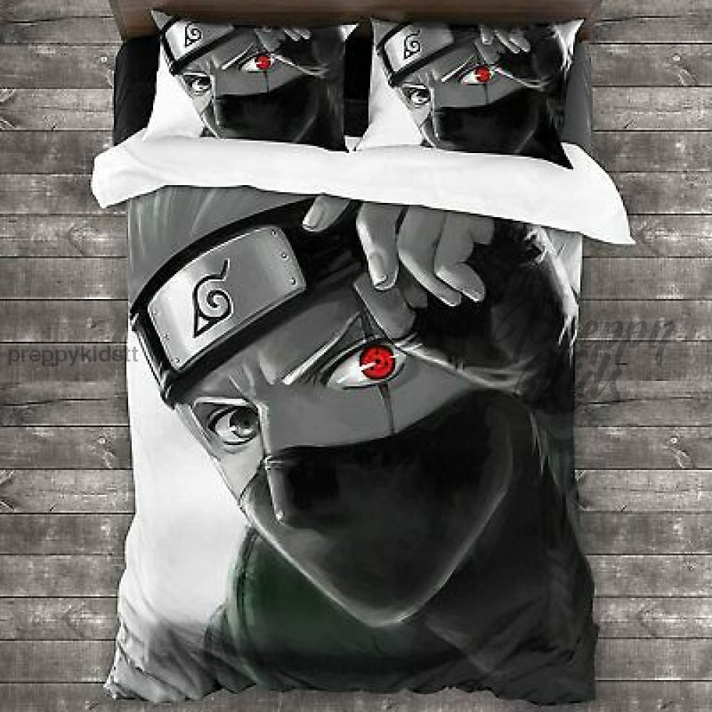 Naruto Kakashi 3Pc Comforter Set Bed Sets