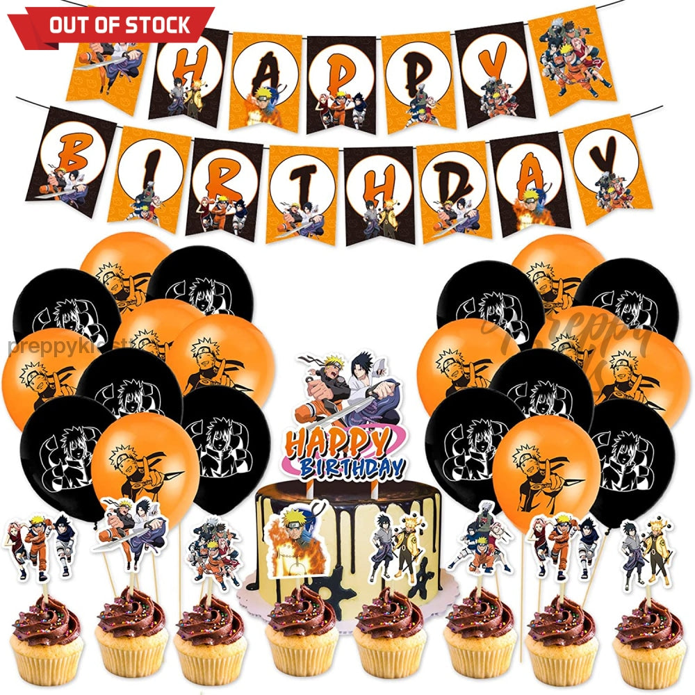 Naruto Party Decorations ( Pcs)
