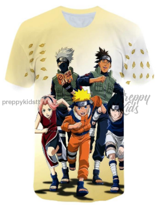 Naruto All Star Crew Running Tshirt 3D Hoodies