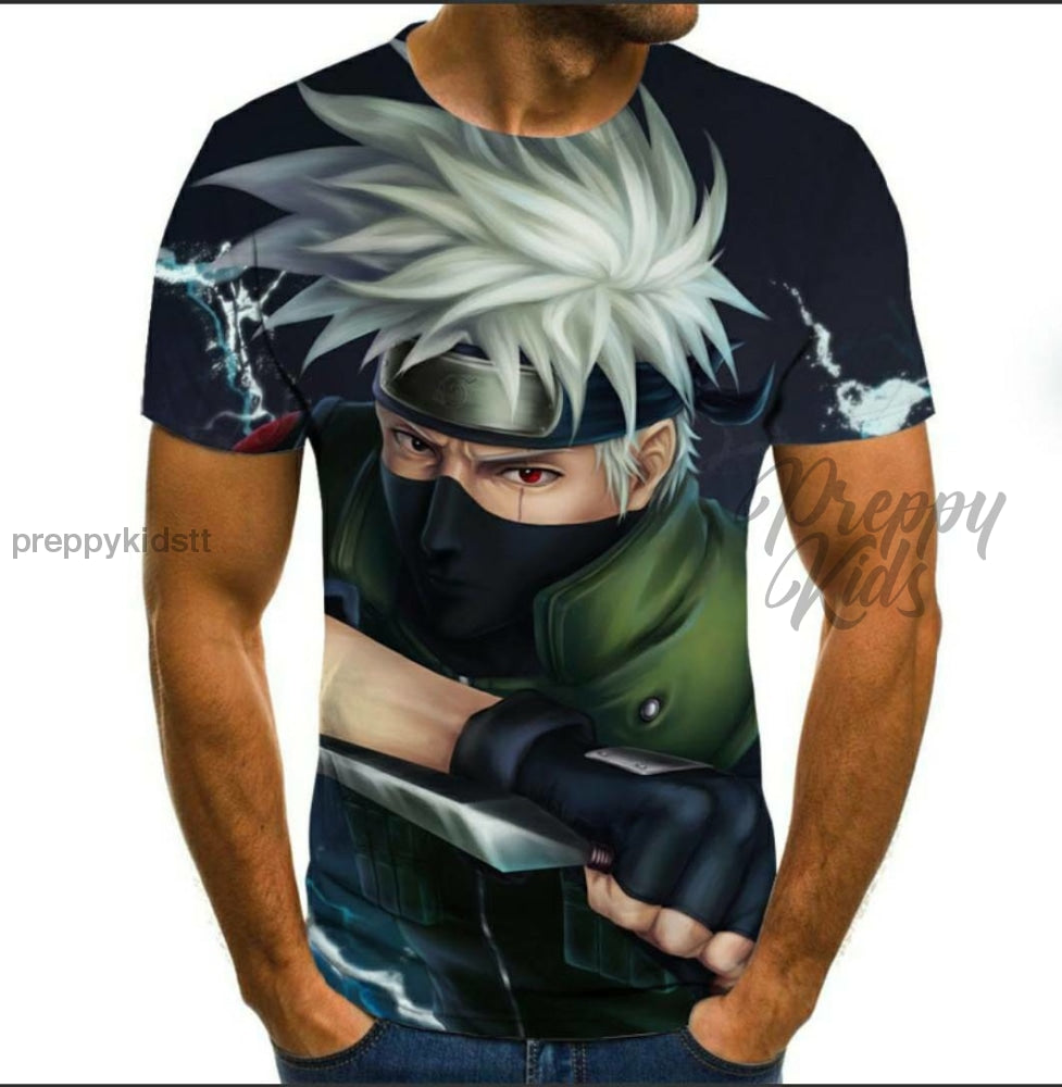 Naruto Tshirt (Kakashi Fighter) 3D Hoodies