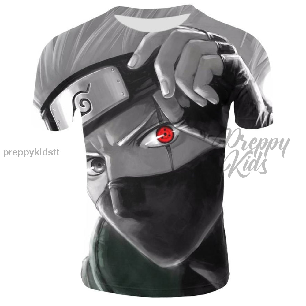 Naruto Kakaski White 3D Tshirt Hoodies