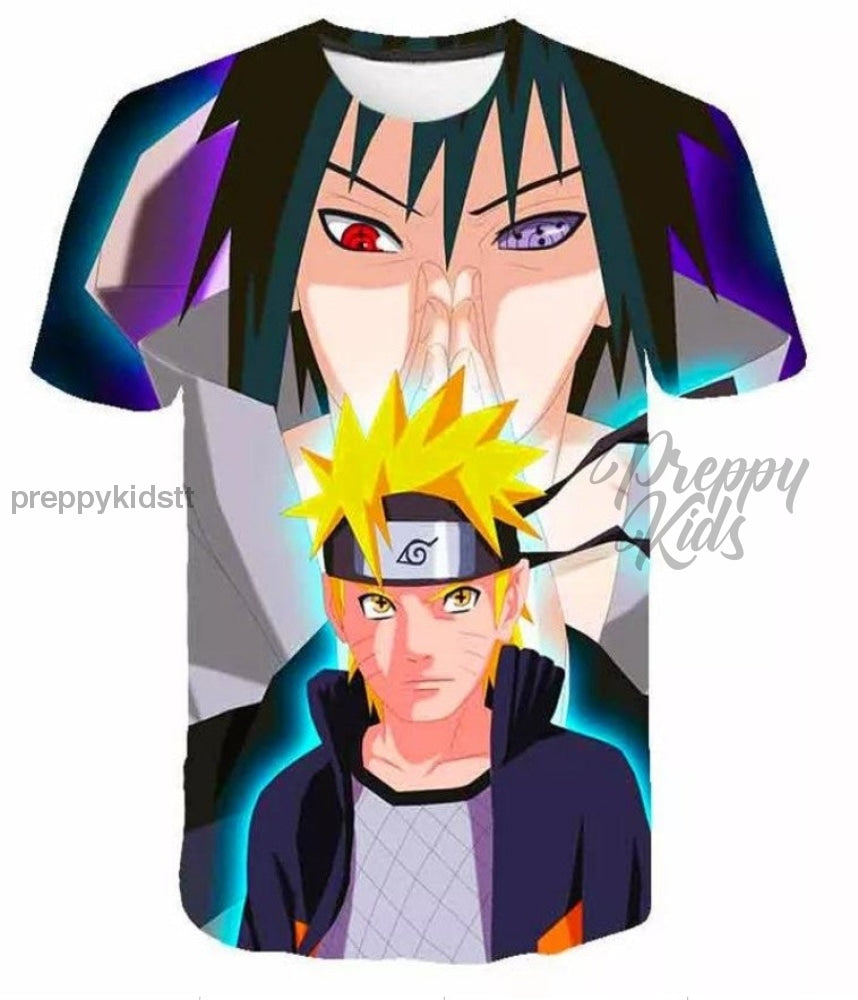 Naruto Vs Sasuke Tshirt 3D Tshirts