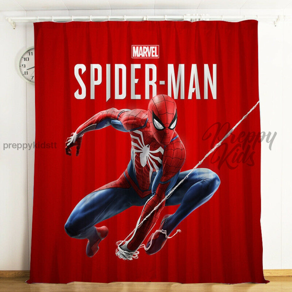 Spiderman Curtain Red (Blackout - 2 Panels)