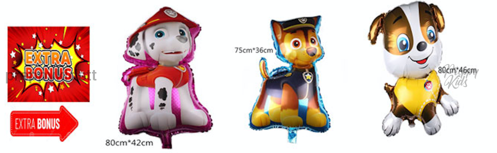Paw Patrol Party Decoration Package Decorations