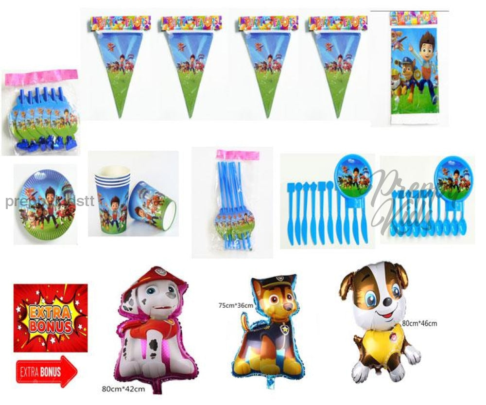 Paw Patrol Party Decoration Package Decorations
