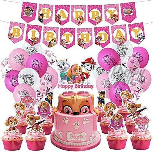 Paw Patrol Skye Party Decorations (Pink)