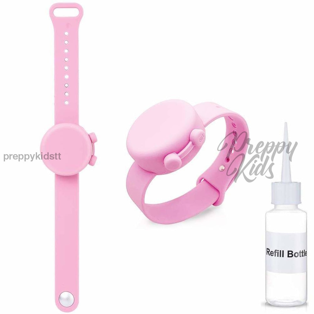 Pink Wristband Hand Sanitiser Bracelet Bts