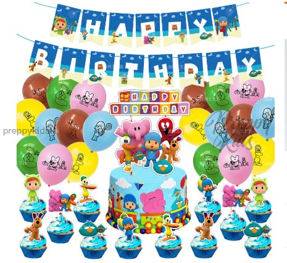 Pocoyo Party Decoration Package Decorations