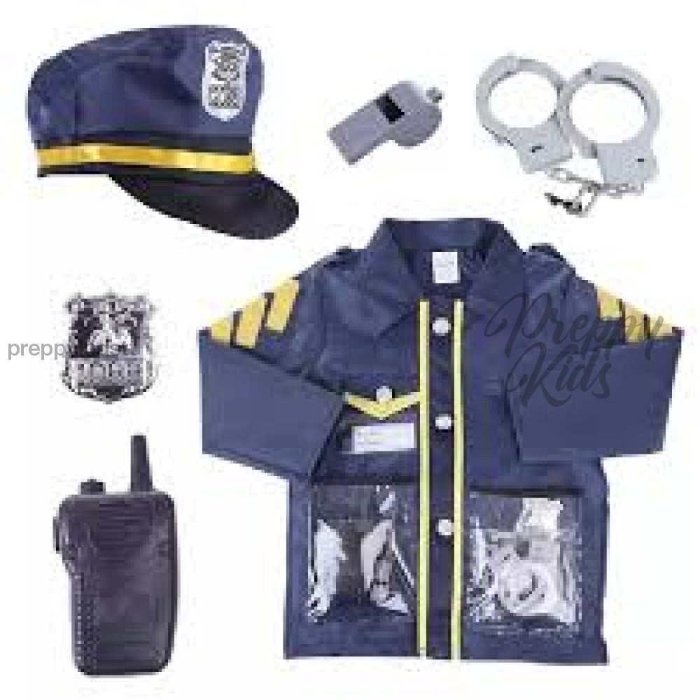 Policeman Career Day Outfit (Ages 3 To 7 Years Old) Party Decorations