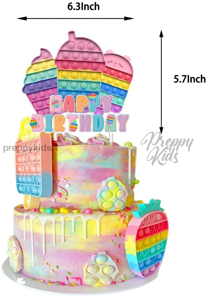Pop It Girls Version Package Party Decorations