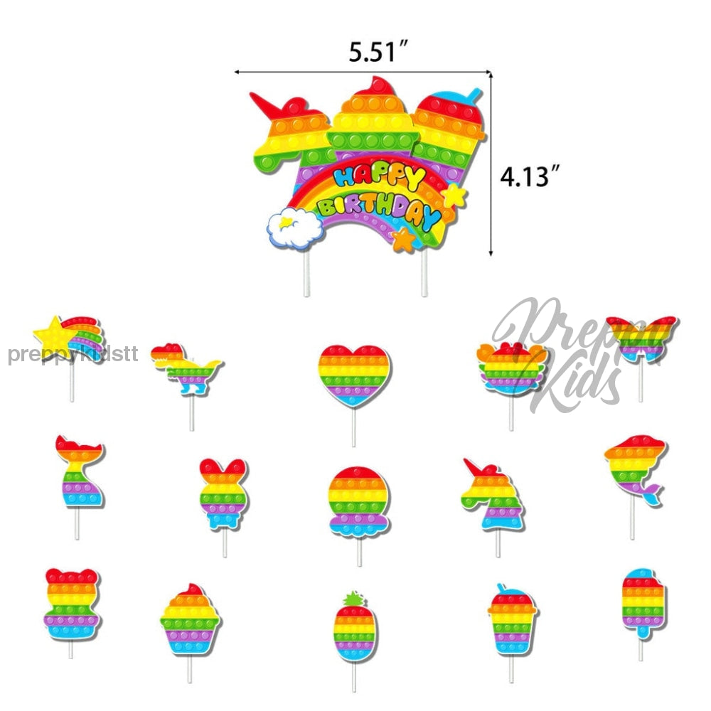 Pop It Lite Package Party Decorations
