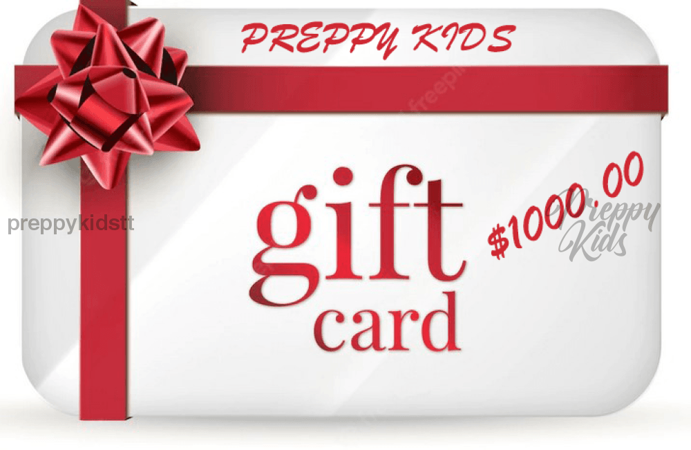 Preppy Kids Gift Cards Ttd 1 000.00