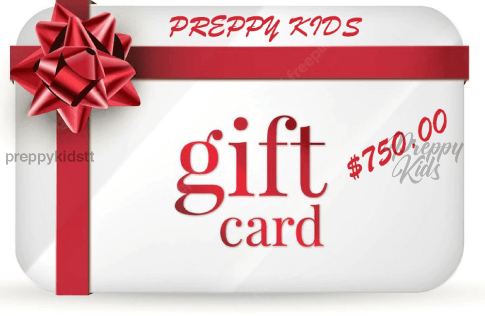 Preppy Kids Gift Cards Ttd 750.00