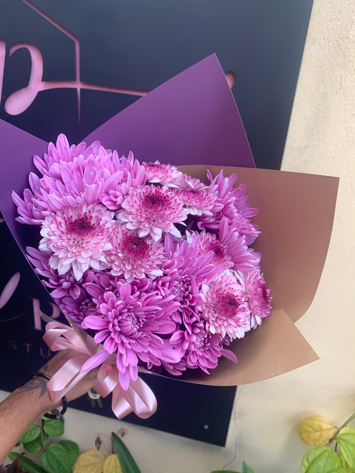 Purple Bouquet Flowers