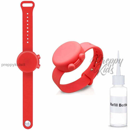 Red Wristband Hand Sanitiser Bracelet (Red) Bts