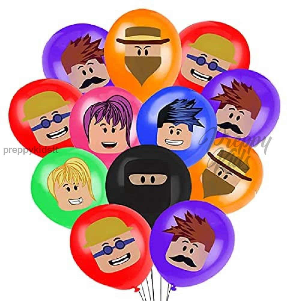 Roblox 24 Pcs Latex Balloons Party Decorations