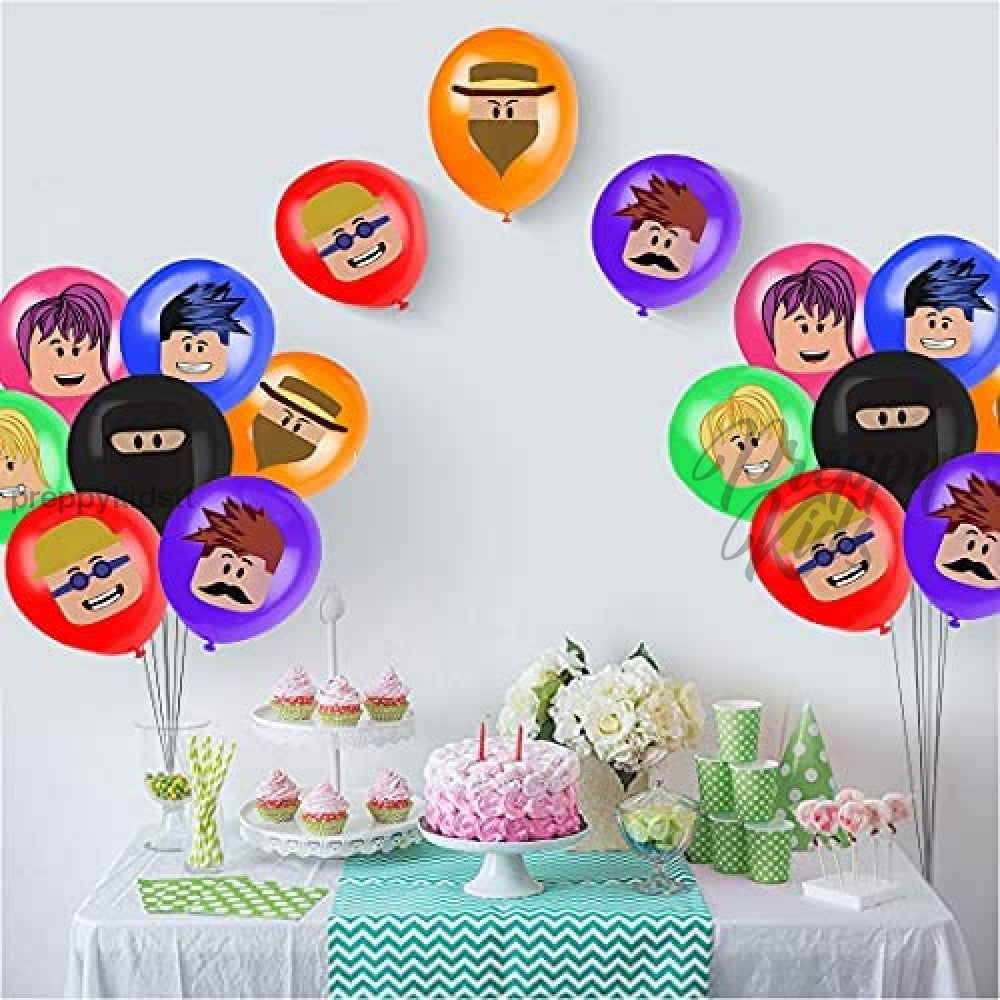 Roblox 24 Pcs Latex Balloons Party Decorations
