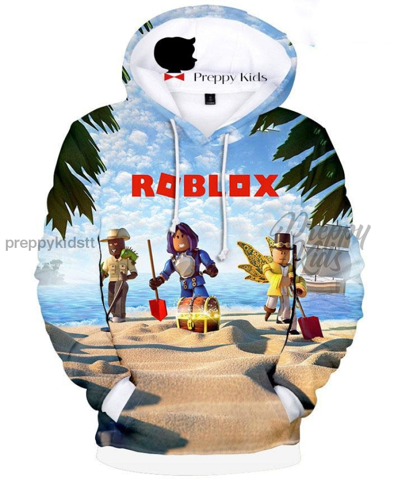 Roblox 3D Hoodie (Beach) Hoodies