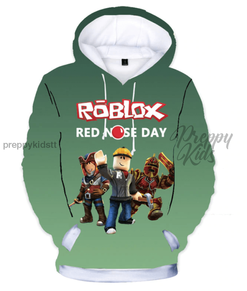 Roblox 3D Hoodie (Red Nose Day) Hoodies