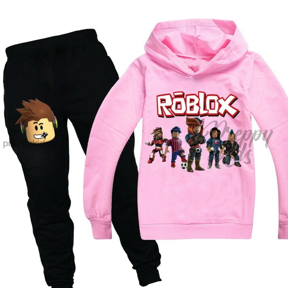 Roblox Football Crew Pink Track Suits