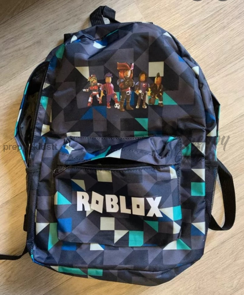 Roblox Football Crew Plaid Bookbag Backpack