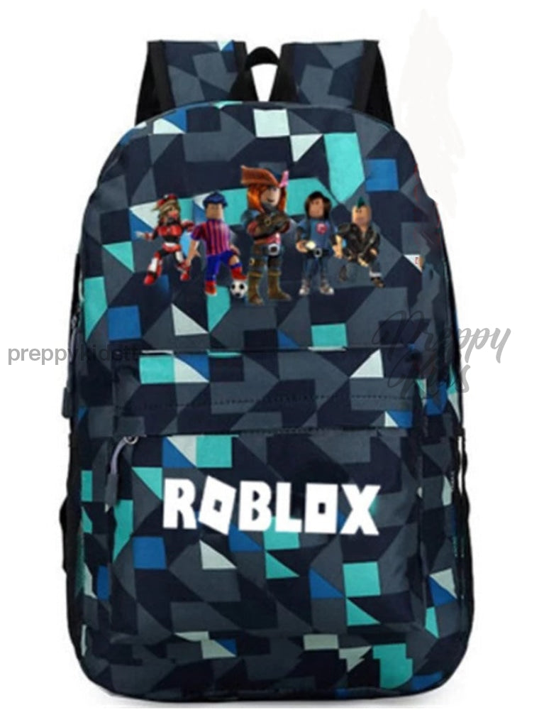 Roblox Football Crew Plaid Bookbag Backpack