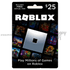 Roblox Gift Cards 25Usd Physical Card Card