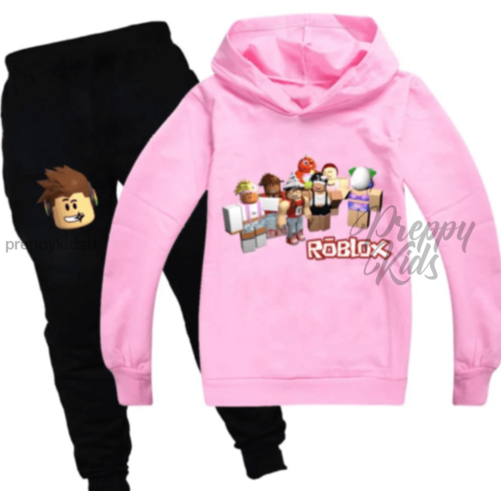 Roblox Hipster Crew Pink Track Suits