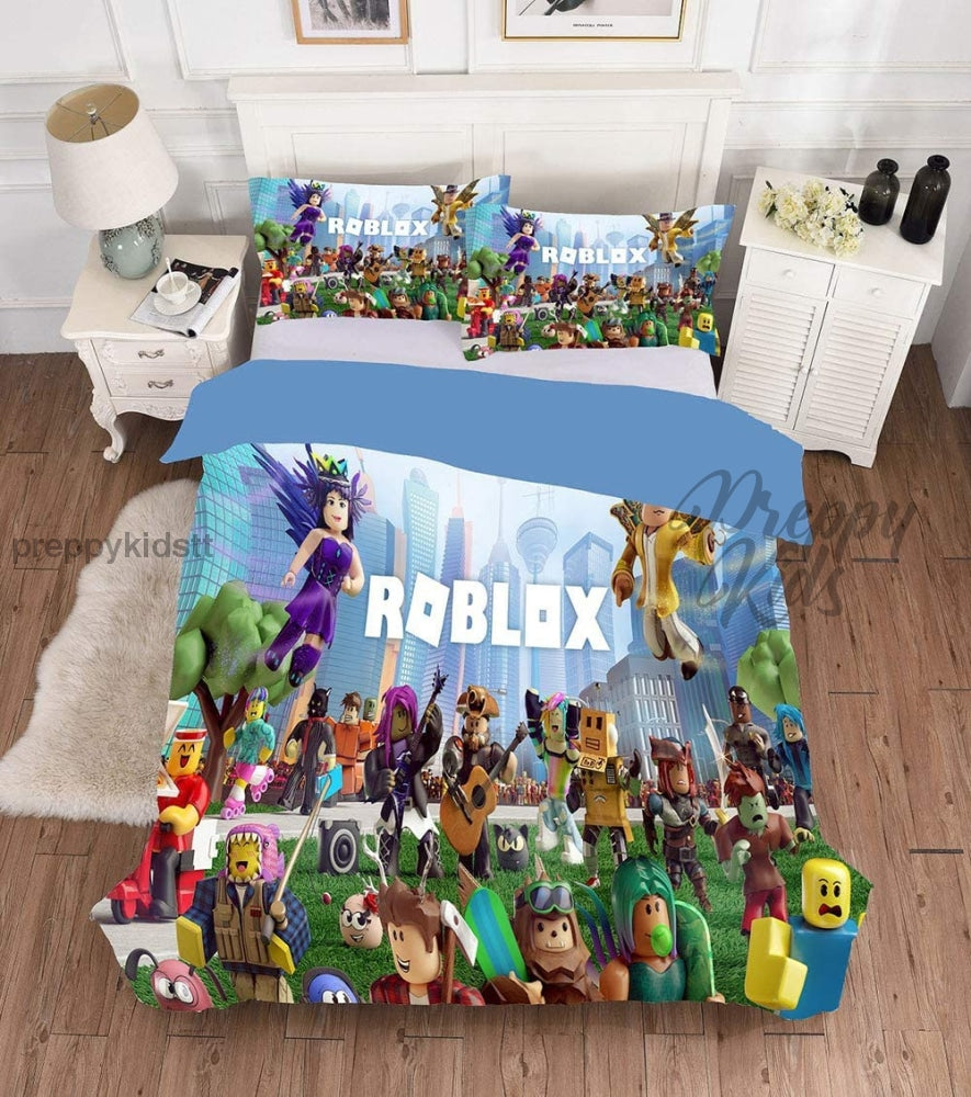 Roblox Party 3Pc 3D Comforter Set Bed Sets