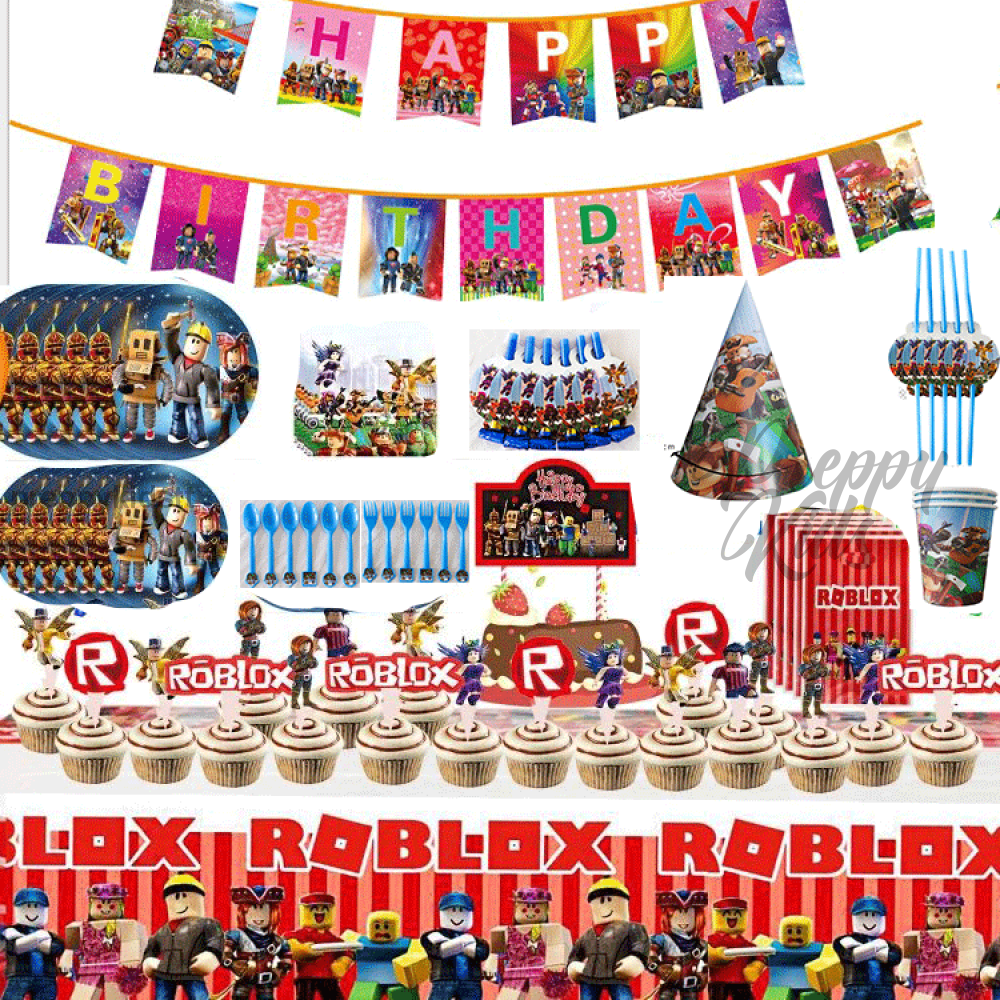 Roblox Party Decorations 2Nd Edition (140 Pcs)