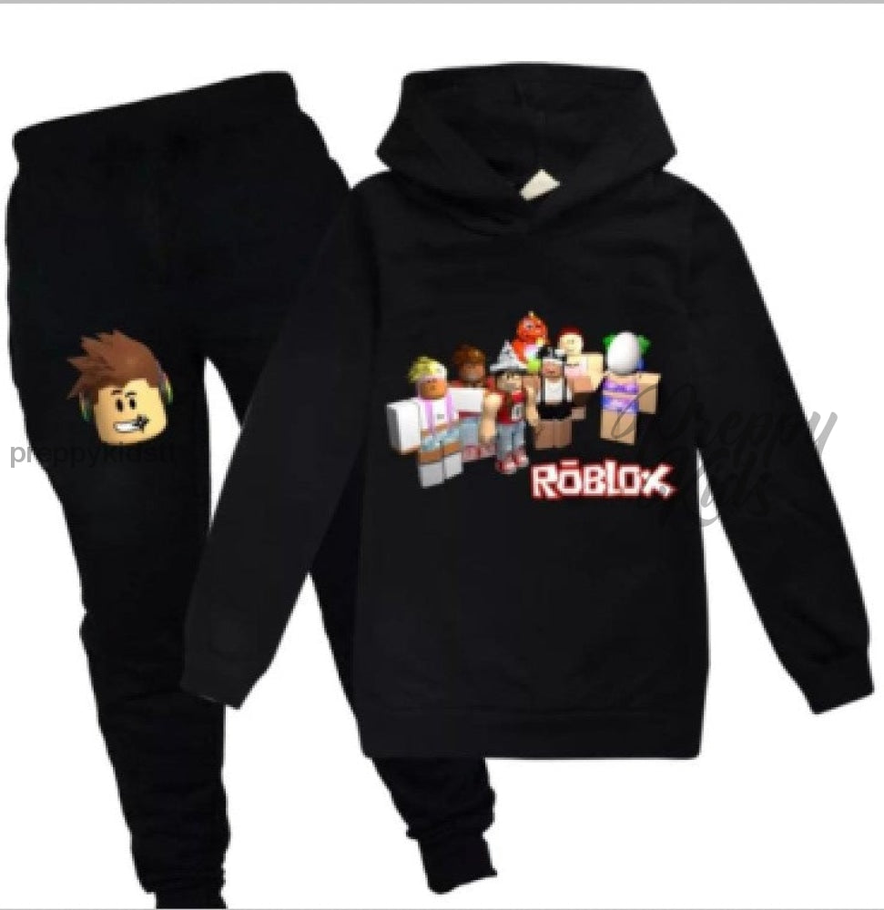 Roblox Track Suit Hipster Crew (Black) Suits