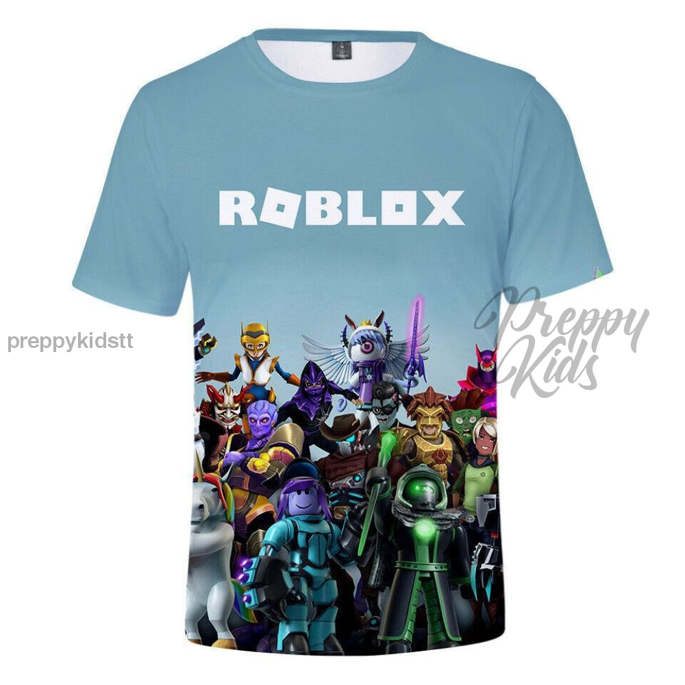 Roblox Tshirts (Blue) 3D Hoodies