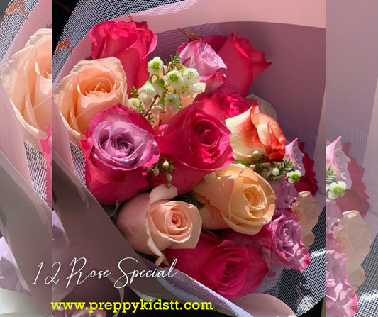 12 Roses Special Bouquet Flowers