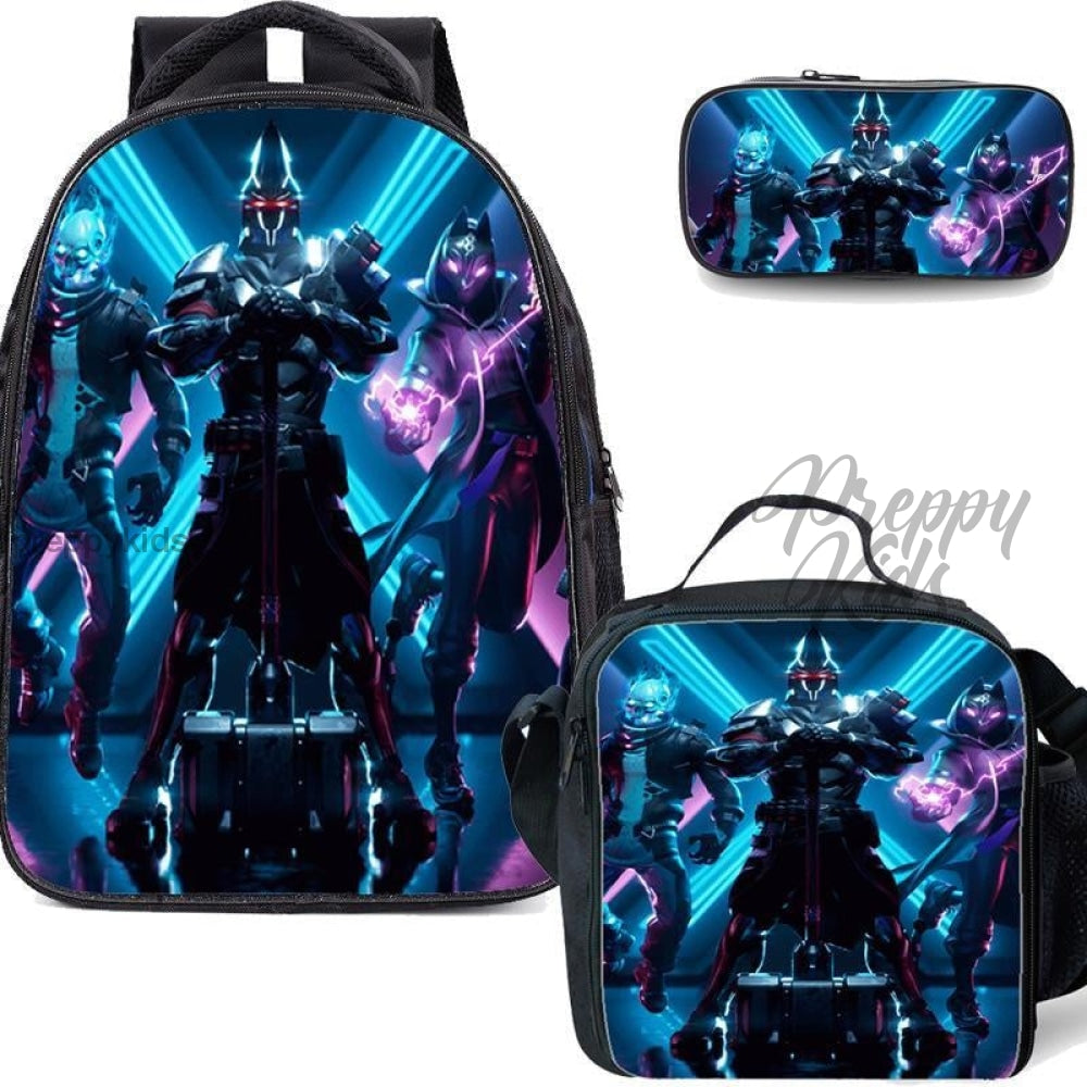 Season X Fortnite Backpack Set (3Pc) Backpack