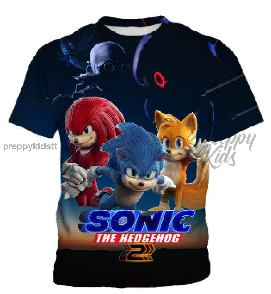 Sonic 2 All Star Crew 3D Hedgehog Tshirt Hoodies