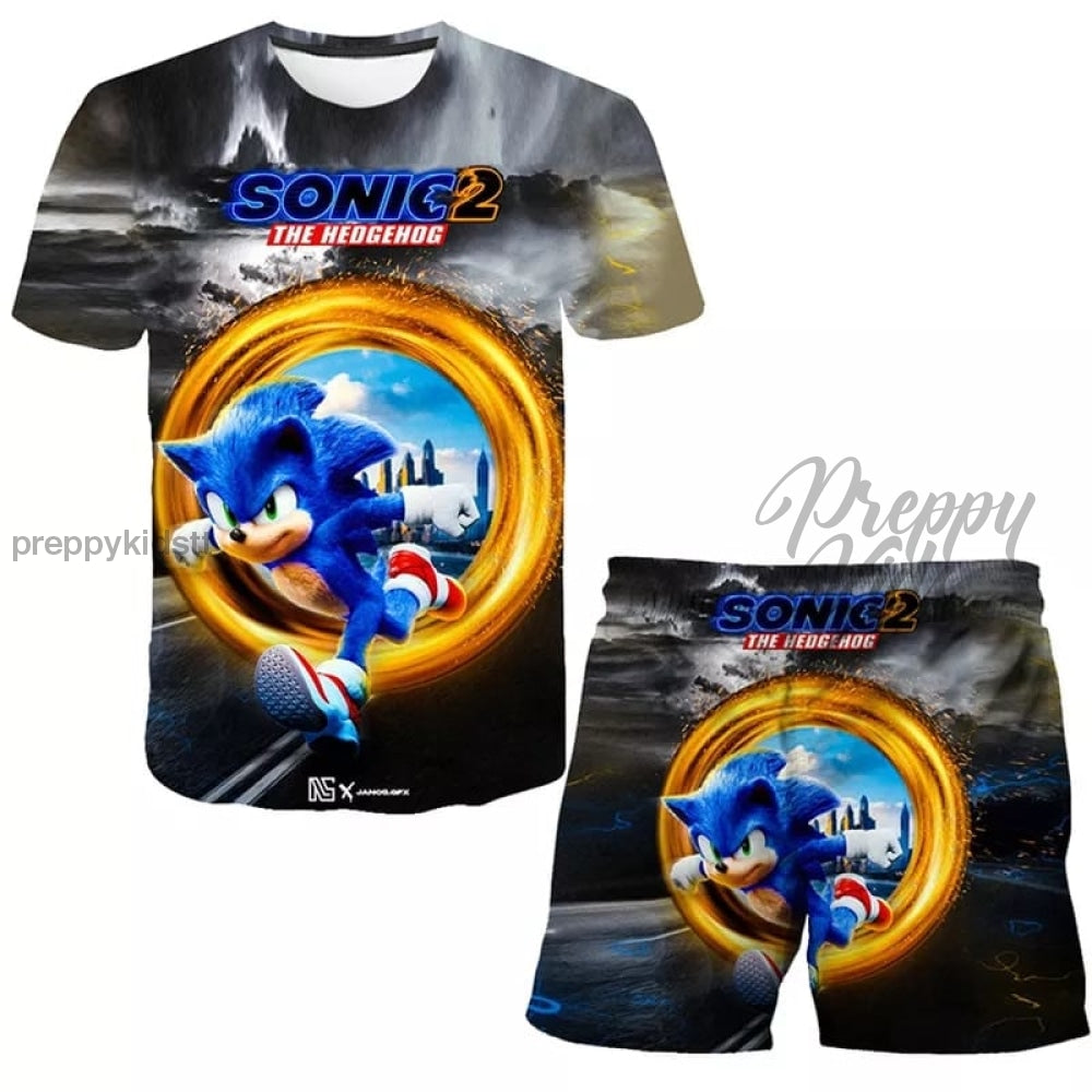 Sonic 2Pc Suit Outfit (Ring) Track Suits