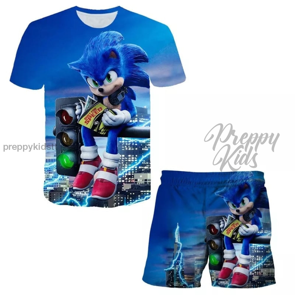 Sonic 2Pc Suit Outfit (Traffic Light) Track Suits