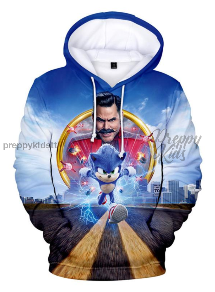 Sonic 3D Hoodie (Robotnik /eggman Hoodies