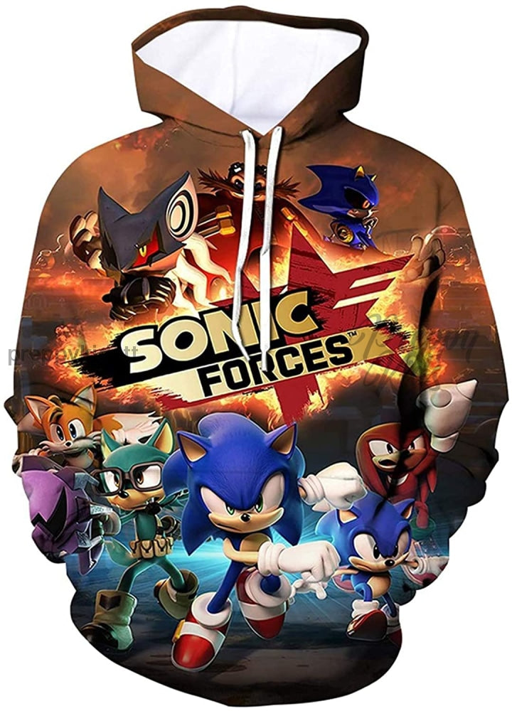 Sonic 3D Hoodie The Forces Hoodies