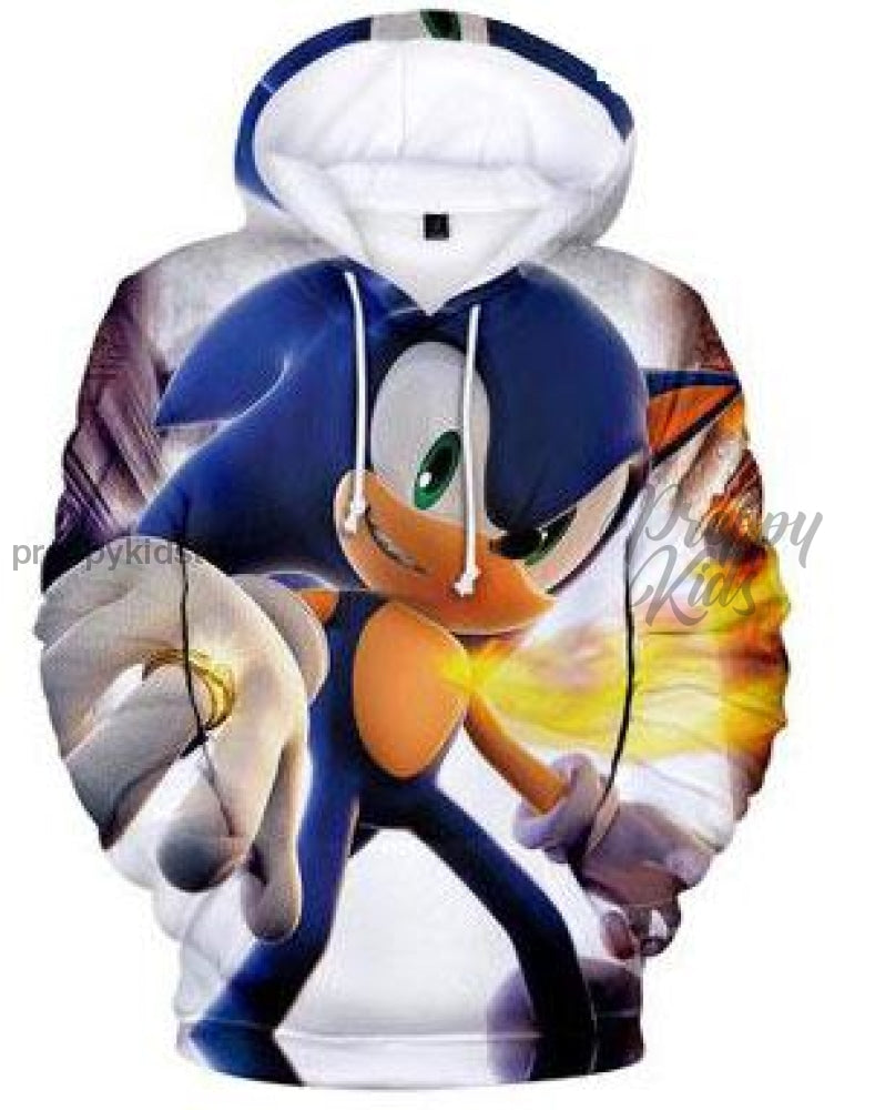 Sonic 3D Hoodie (White Ring) Hoodies