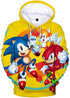 Sonic 3D Hoodie (Yellow) Hoodies