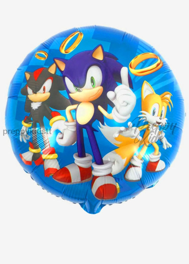 Sonic Foil Balloon Crew (Sonic Tales Shadow(18 Inch) Party Decorations